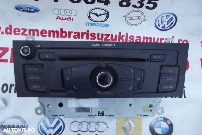 Radio CD Audi a4 B8 2008-2015 radio cd dezmembrez Audi a4 B8 2.0 cag - 2