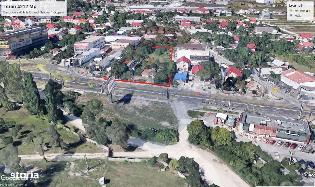 Teren de inchiriat Otopeni – 4212 mp cu deschidere 50 m la DN1 - Imagine principală: 5/8