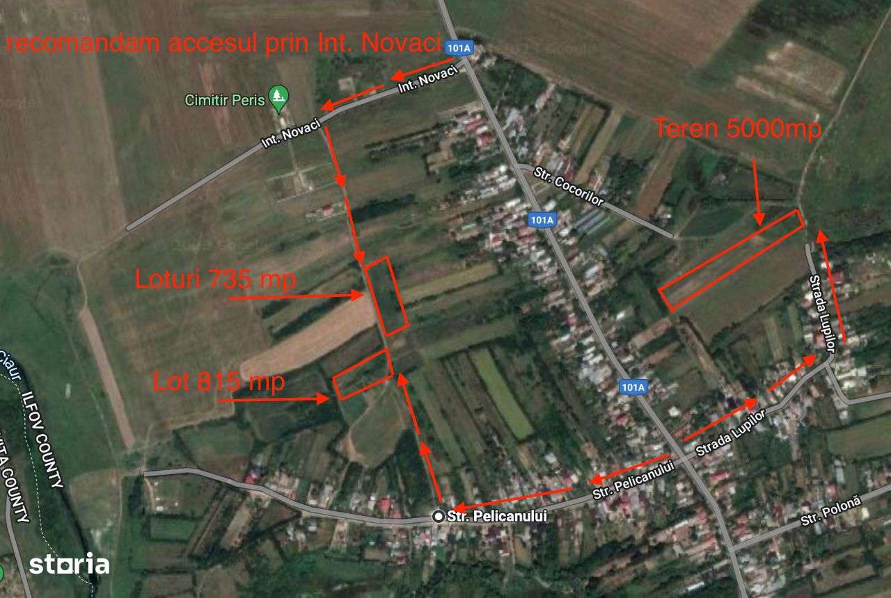 Terenuri IN RATE 500 €/luna, teren 25€ Peris, Tancabesti-11