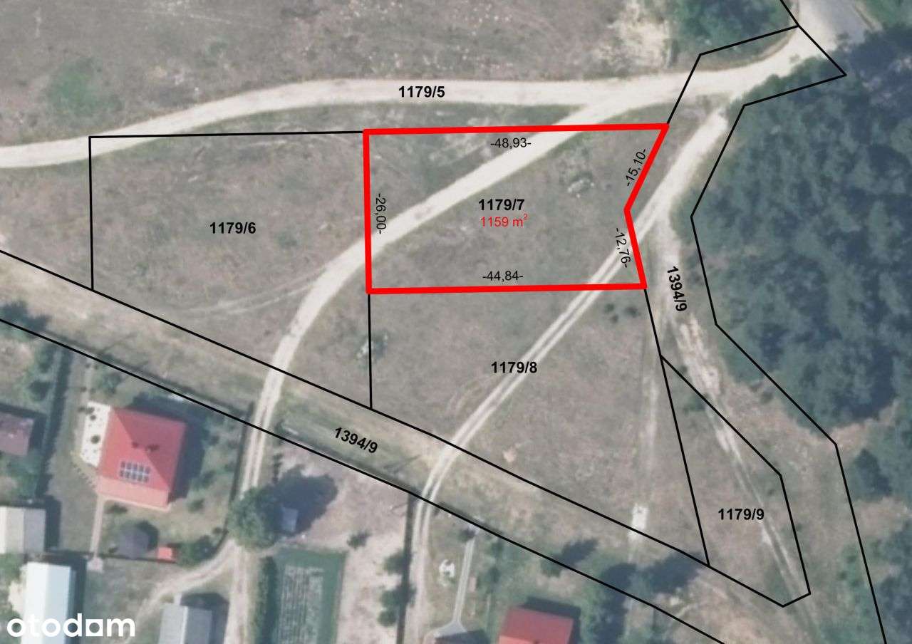 Działka budowlana 1159m2, Płazów - Roztocze - Pełny obrazek: 5/7