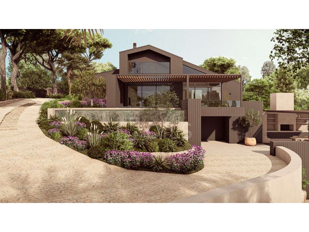 Moradia T4 em Colares, Sintra, com vista mar e piscina-0