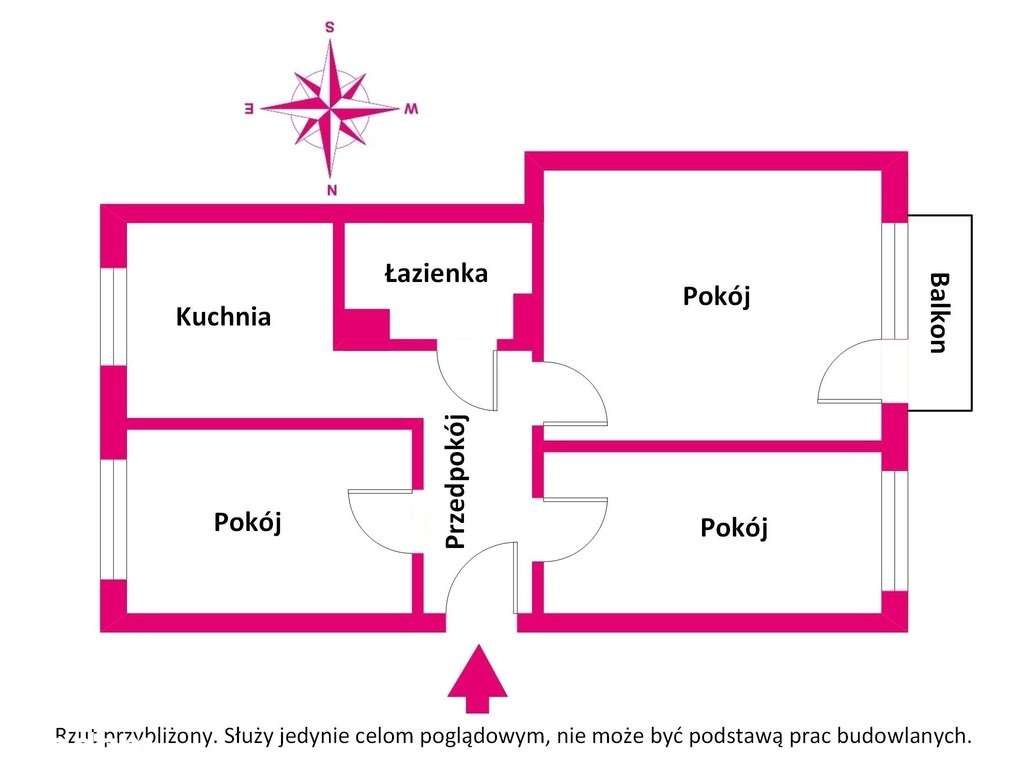 Trzypokojowe mieszkanie w dogodnej lokalizacji - Pełny obrazek: 4/12