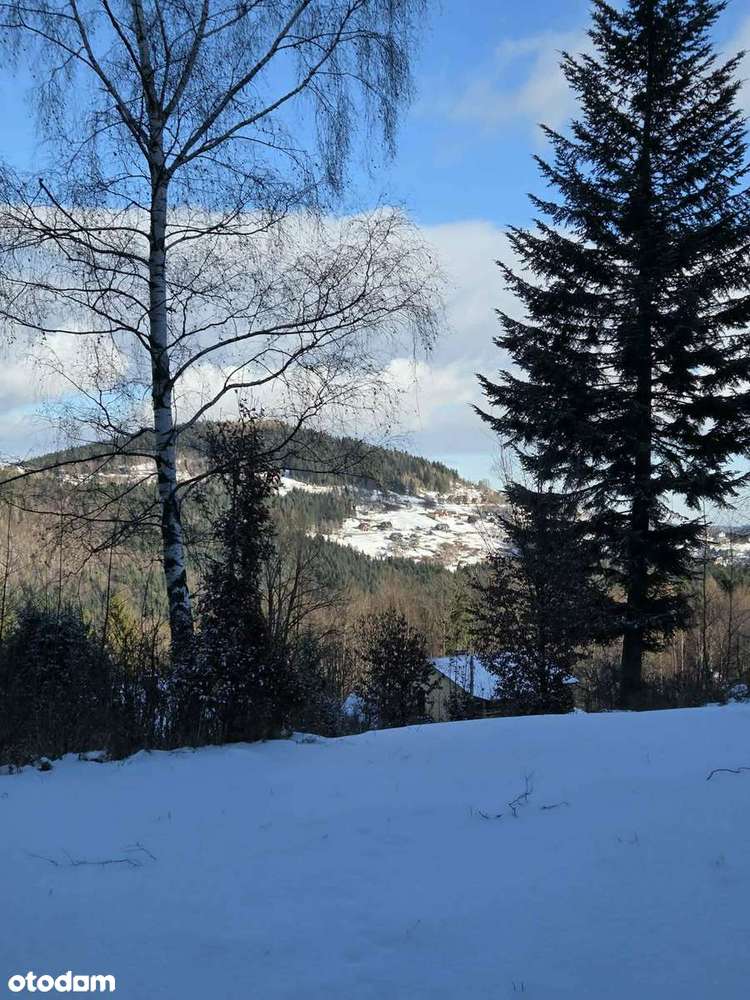 Działka (1,1ha) budowlana  z widokiem na góry z Zawoi,prąd,woda,droga-3