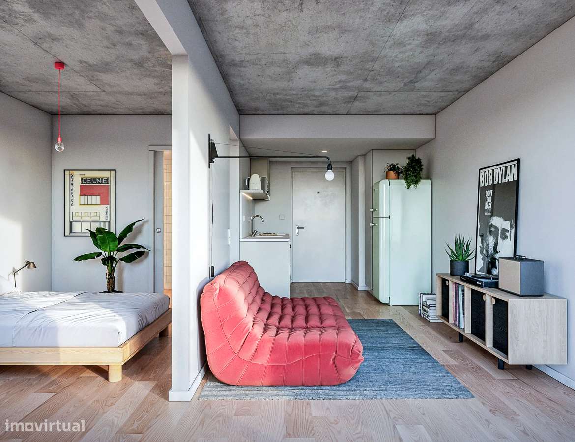 Apartamento T1+ 1 com varanda em Leça da Palmeira. - Grande imagem: 4/15