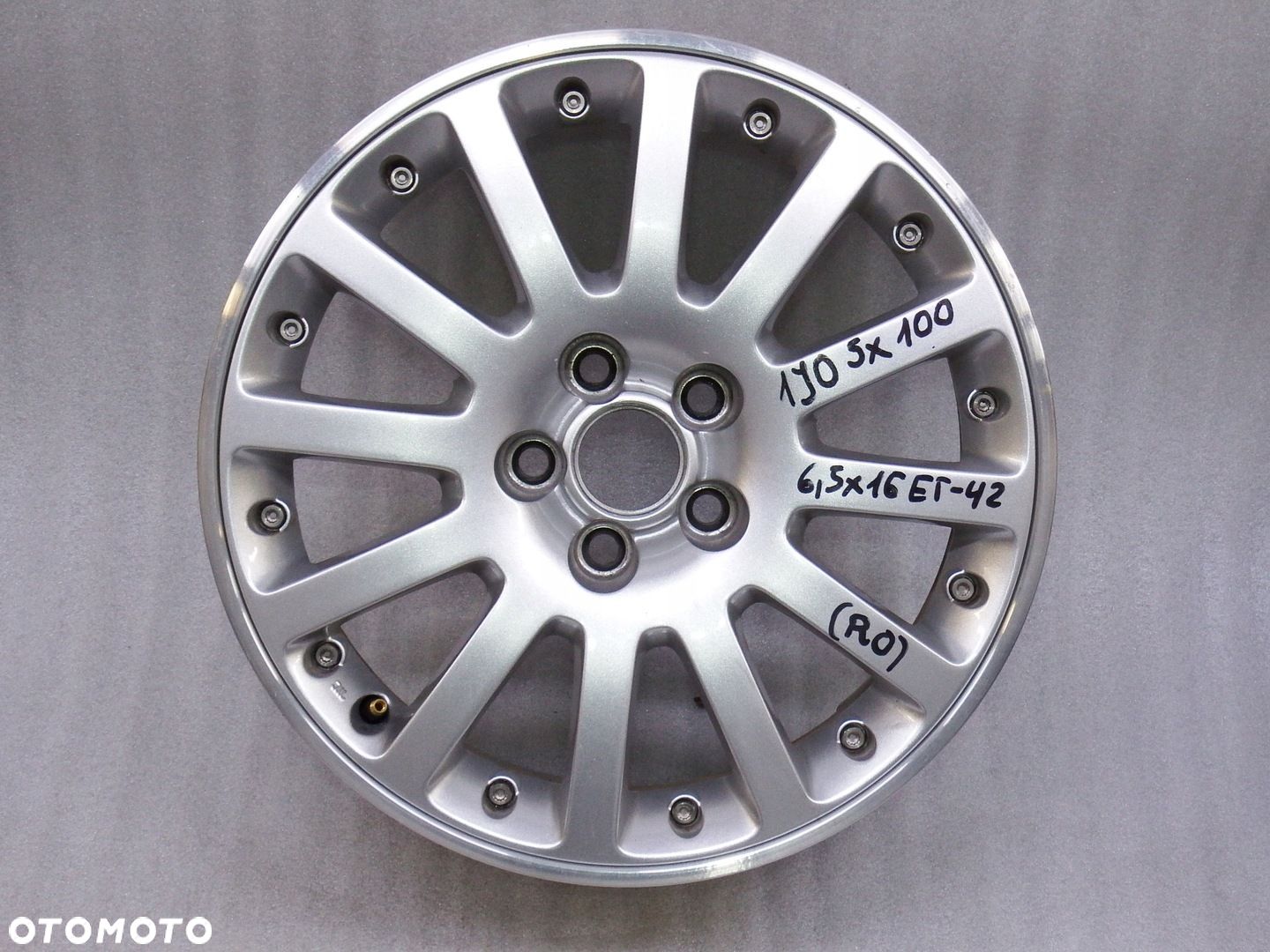 FELGA VW GOLF IV 4 1J0 5x100 6,5x16 ET42 OEM - 1