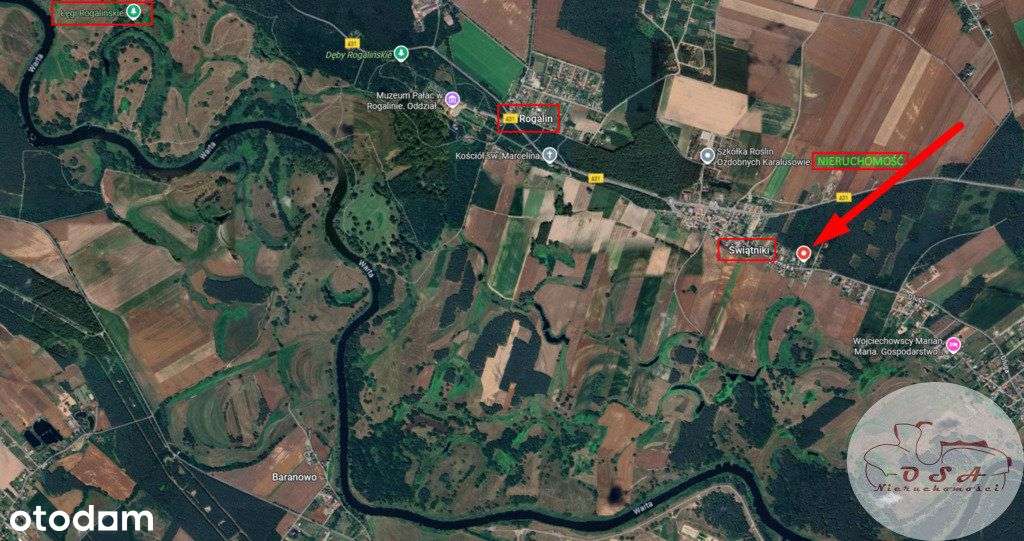 Działka 1098 m2 Świątniki przy parku krajobrazowym-8