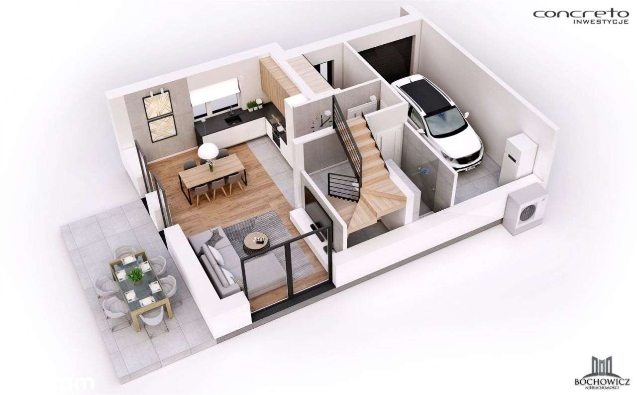 Smolec Kościcelna -bliźniaki z ogródkami i garażem-9