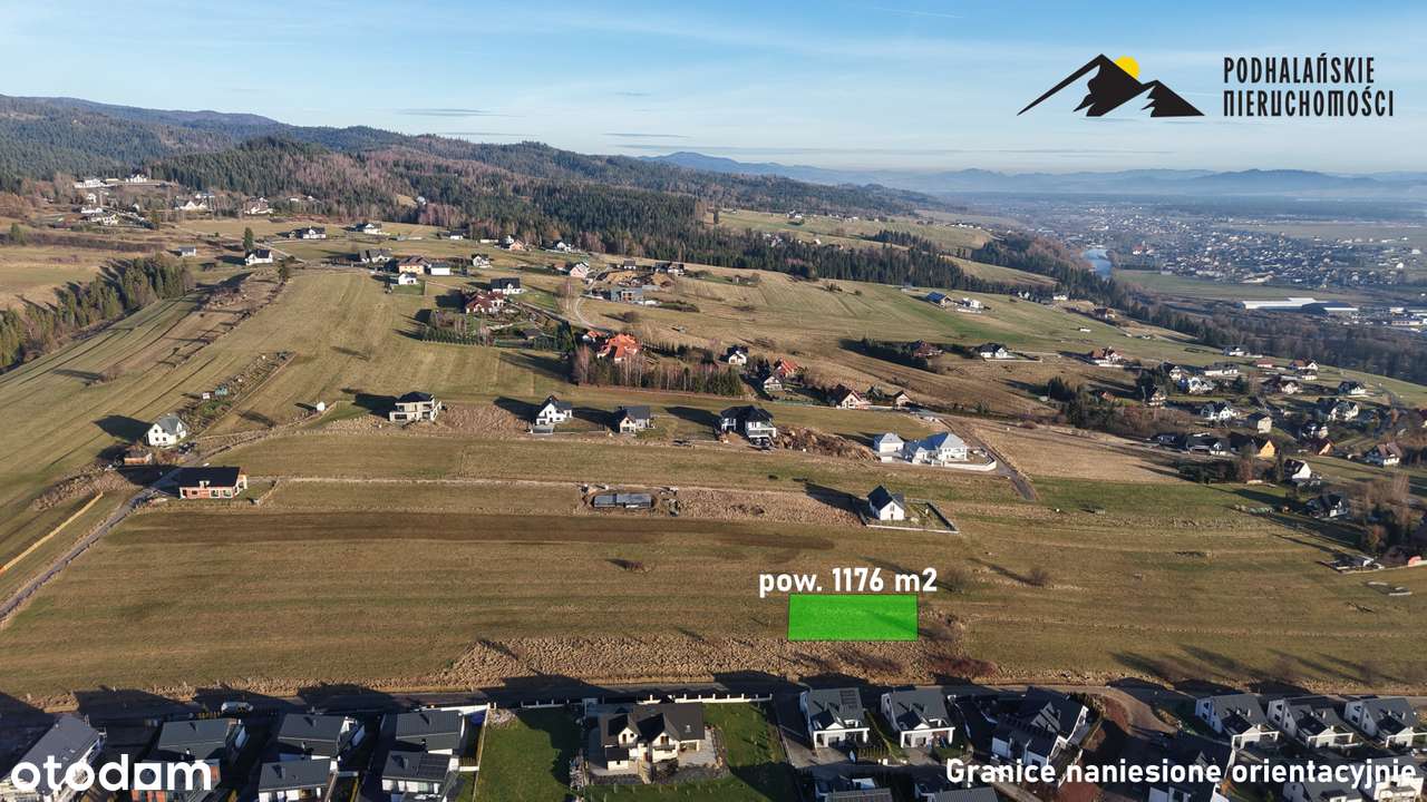 Widokowa działka budowlana w Nowym Targu-2