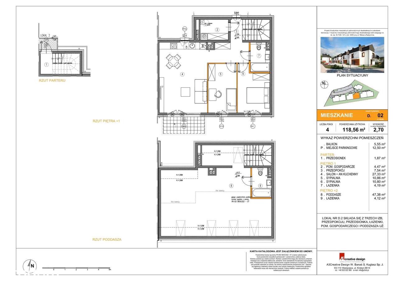 Dwupoziomowe 118 m² • 5088 zł/m² • gotowe do zamieszkania-19