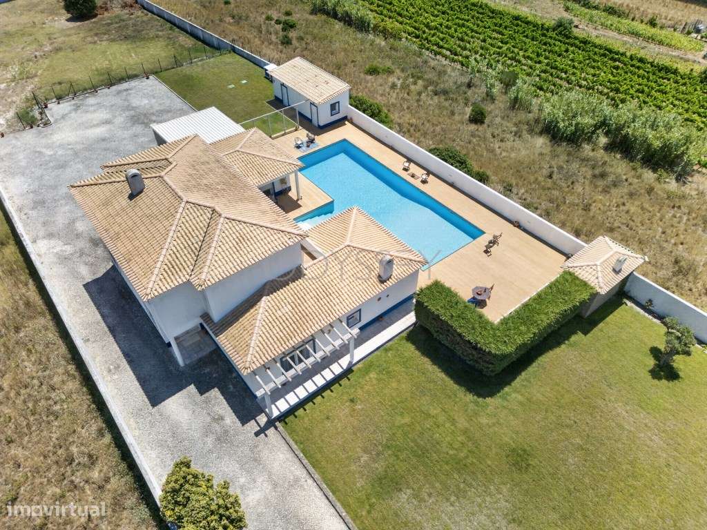 Excecional Moradia de Campo com Piscina e Vista Mar | Encarnação, M...-5