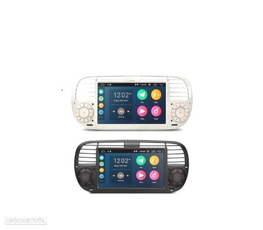 AUTO RÁDIO GPS ANDROID 12 PARA FIAT 500 07-15 - 9