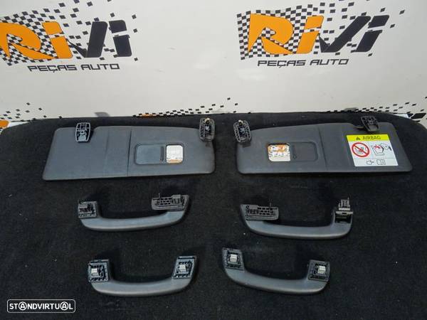 Kit de Teto Preto BMW Pack M  F21 3 Portas - Cúpula / Pilar A / B / C / Plafonier  / Pegas de Teto / Palas do Sol - 8