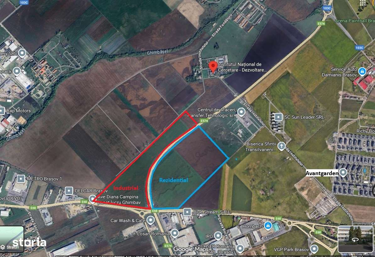 Vand 18 ha teren intravilan - dezvoltari imobiliare - Imagine principală: 2/6