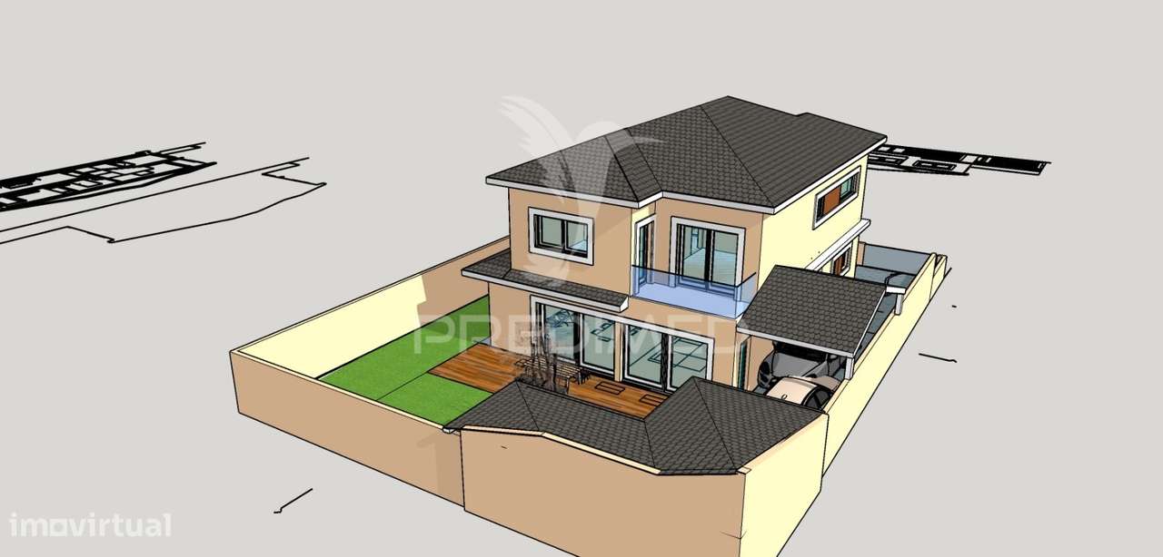 Moradia T3+1 Isolada em Construção | Gafanha do Carmo, Ílhavo, Aveiro - Grande imagem: 4/4