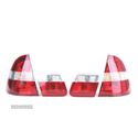 FAROLINS TRASEIROS PARA BMW E46 TOURING 98-05 VERMELHO BRANCO - 4