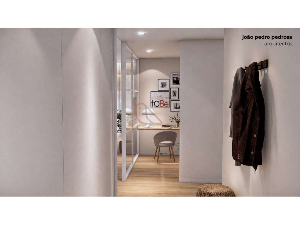 Apartamento T2 / Condomínio Fechado com Piscina / Fátima-10
