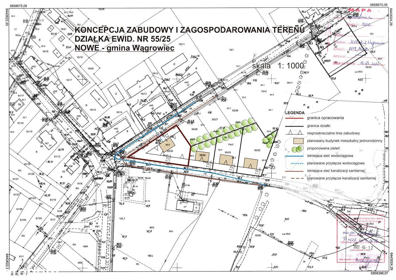 Atrakcyjna działka budowlana w miejscowości Nowe