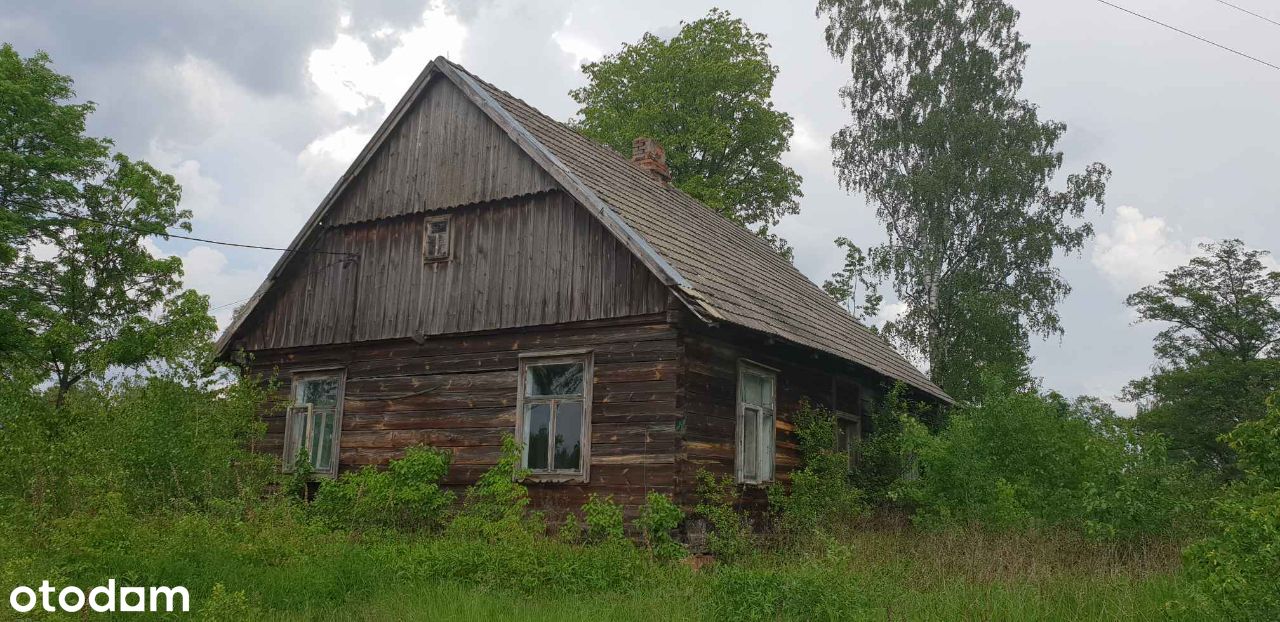 Drewniany dom w okolicy rzeki Narew