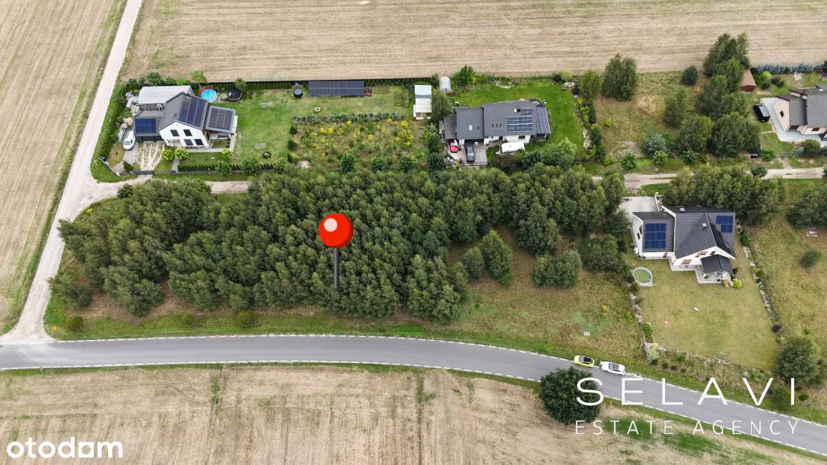 Działka budowlana 1112 m² w Radzewie obok Kórnika-1