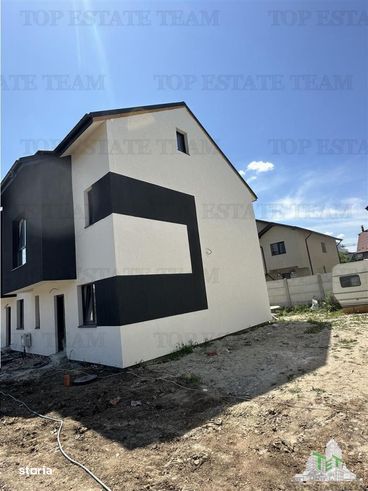 Vila insiruita 5 camere, terasa, mansarda si scara cu placa de beton,