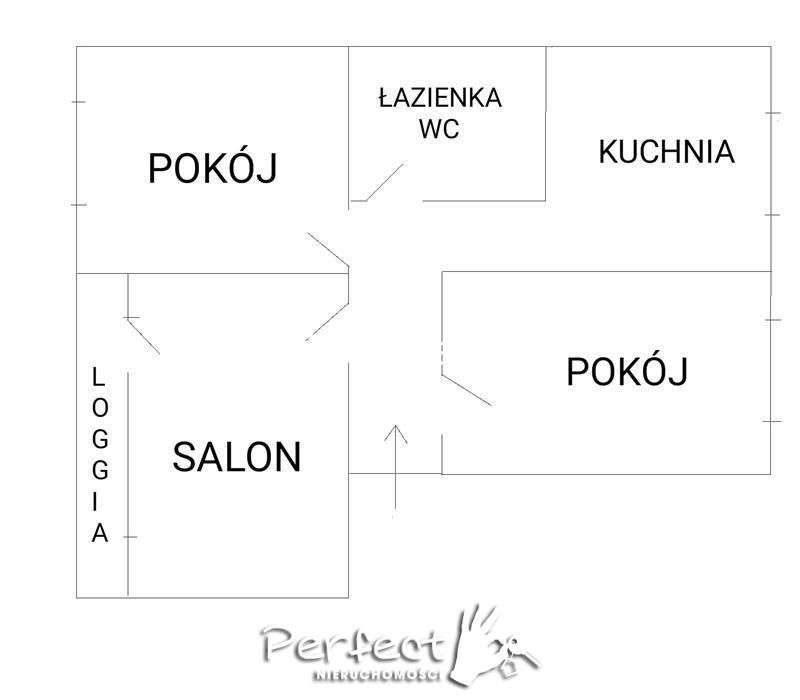 SwpdL/3 pokoje z loggią/I piętro/Dokerów! - Pełny obrazek: 3/20