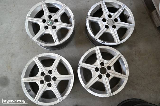 Conjunto de jantes 14 para VAG 14'' 5x100 Volkswagen, seat, skoda, audi - 1