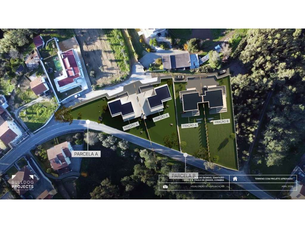 Parcela B | Terreno com projeto para Moradias T4-0