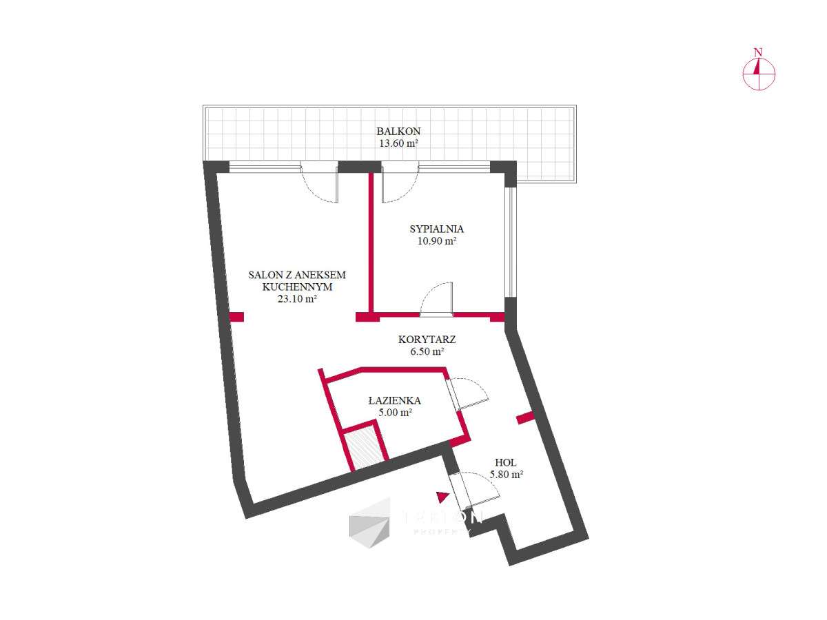 Rezydencja Winiary|2pok|2balkony|Developerskie - Pełny obrazek: 3/13