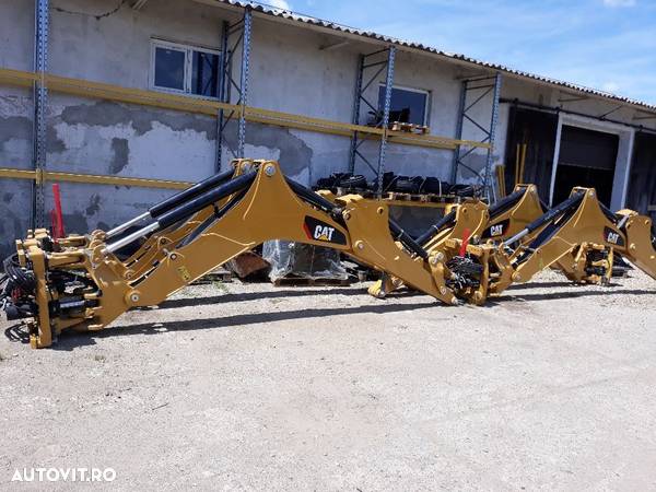 Brat Buldoexcavator Cat 428 F, F2 , Nou - 4