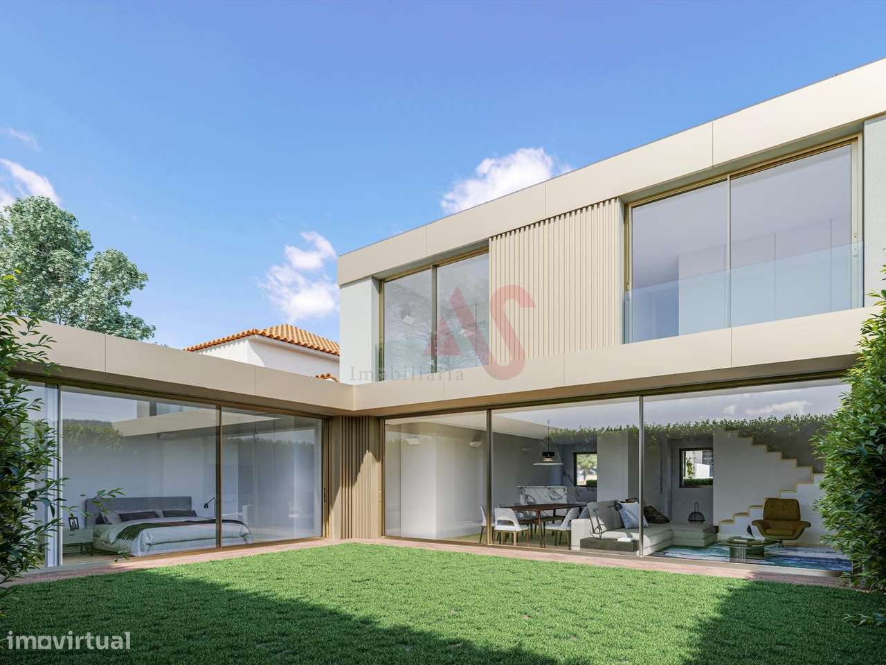 Moradia T4 Geminada com Jardim na Foz do Douro, Porto - Grande imagem: 4/4