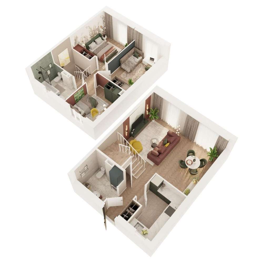 Nowy dom 2025 | skandynawski styl | ogród 50 m2 | garaż + m.post. - Pełny obrazek: 4/8