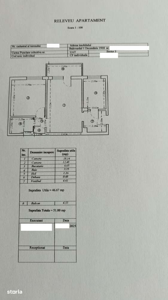 Titan, metrou 1 Decembrie la 800m, bloc reabilitat, stradal-14
