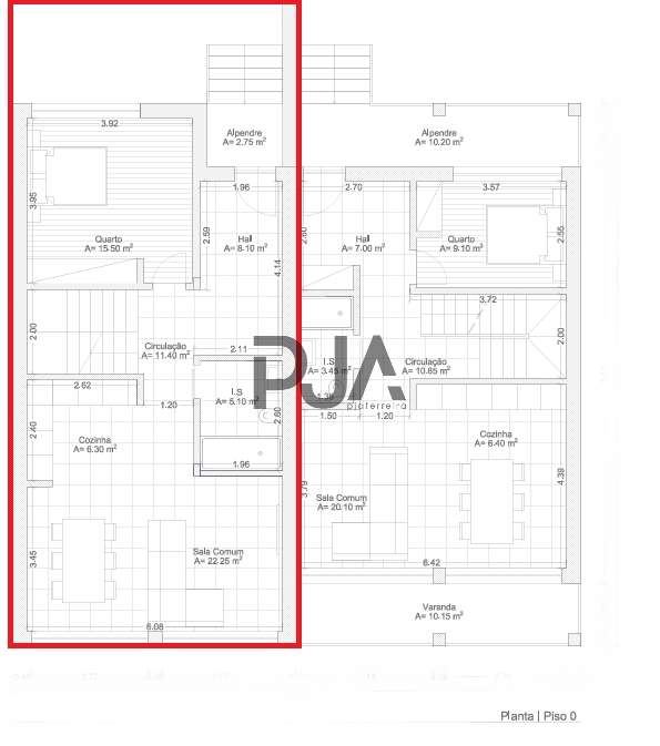 Moradia Geminada T4 Venda em São João de Lourosa,Viseu - Grande imagem: 5/8