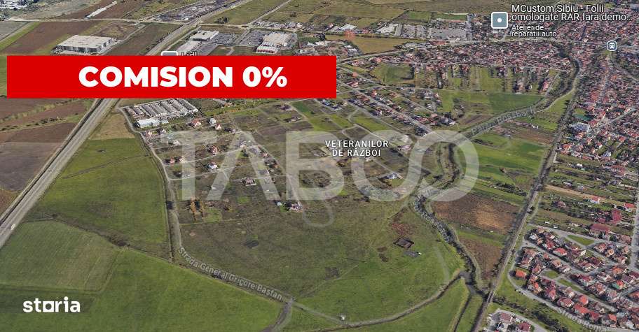 Teren intravilan 31300 mp autorizatie de constructie puz utilitati - Imagine principală: 2/2