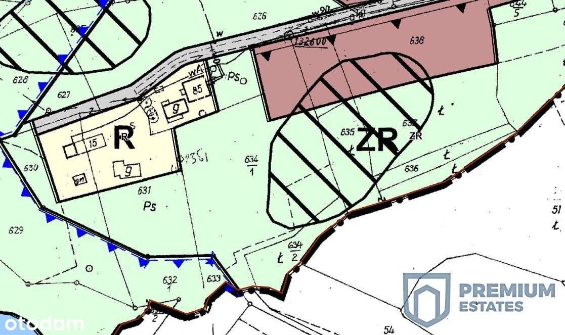 Urokliwa Działka Stojowice | 62 ar (budowlane 14)-6