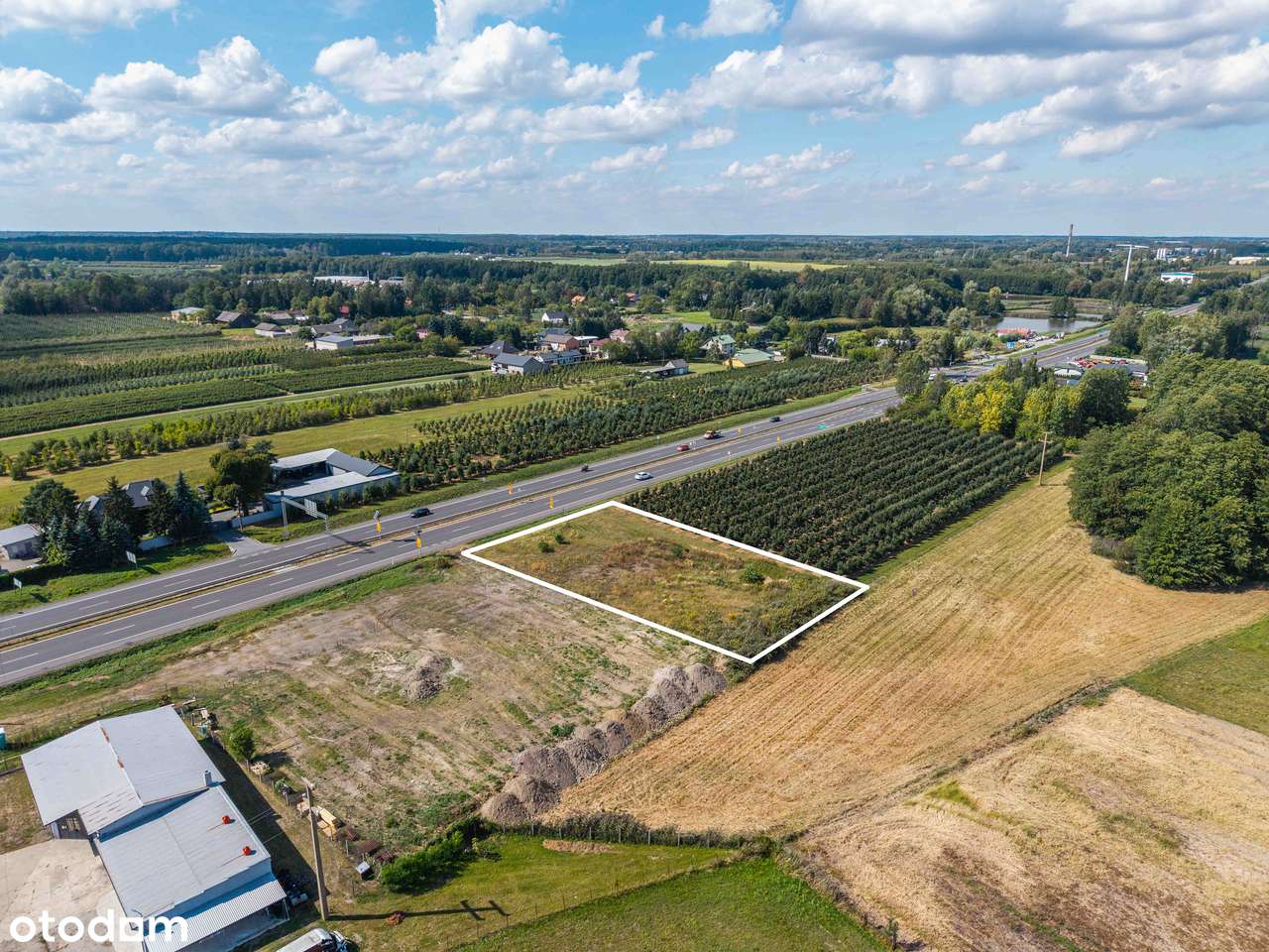 Działka przemysłowo-usługowa 2 300 m², przy S7 - Pełny obrazek: 4/5