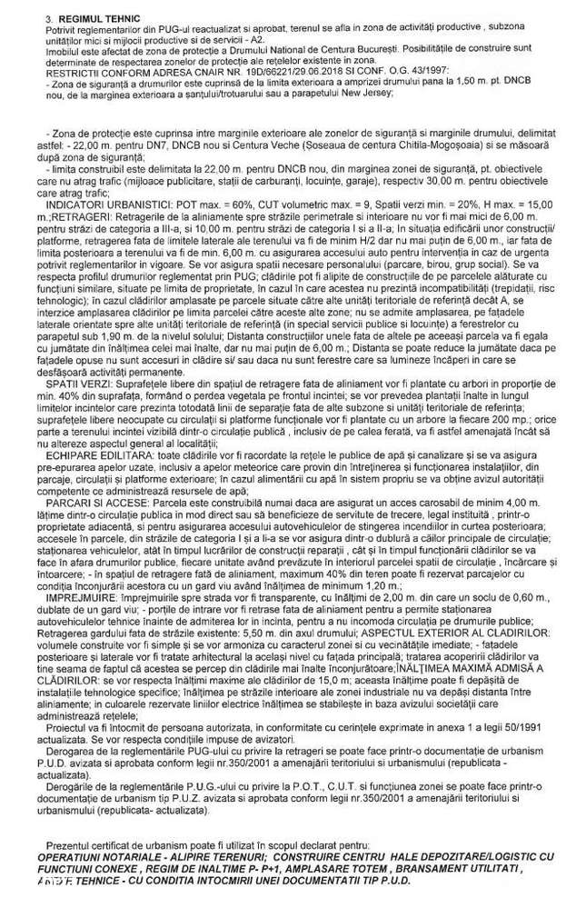 Vânzare 27.437mp Teren Construcții Intravilan, Șosea Centura CHITILA - Imagine principală: 3/14