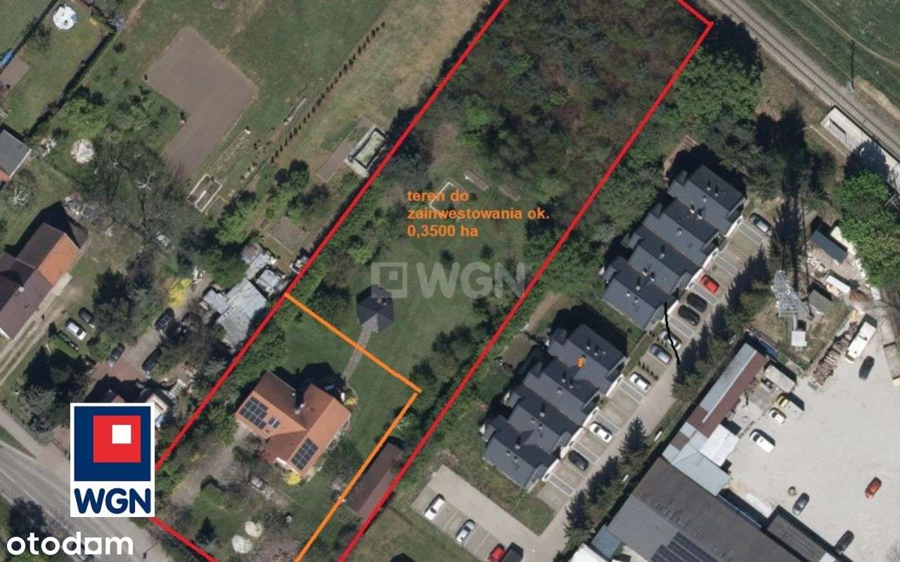 Działka pod zabudowę szeregową . - Pełny obrazek: 3/8