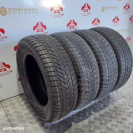 Anvelope Second-Hand de Iarnă 195/65/R15 DUNLOP 91H, cu un grad de uzură foarte scăzut la un - 3