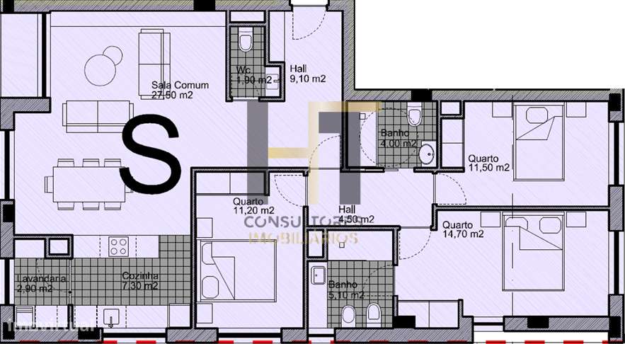 Apartamento | T3 | Suíte | Varanda | Box | Ermesinde-18