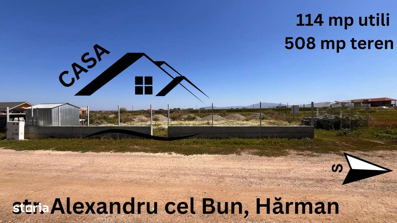 De vanzare casă, în Hărman, 114 mp utili, COMISION 0%-1