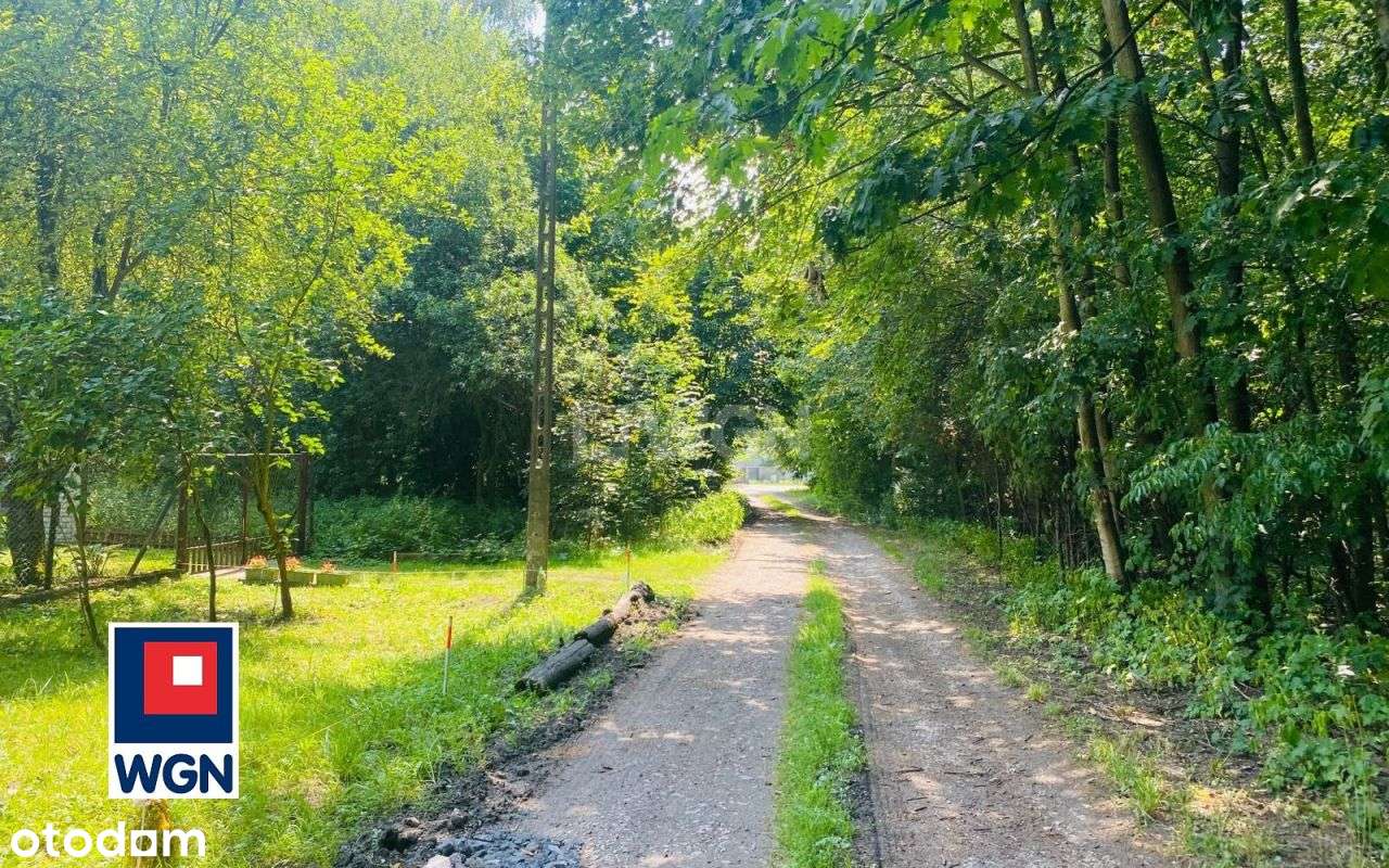 Klimatyczna działka przy lesie Kazimierz Górniczy-3