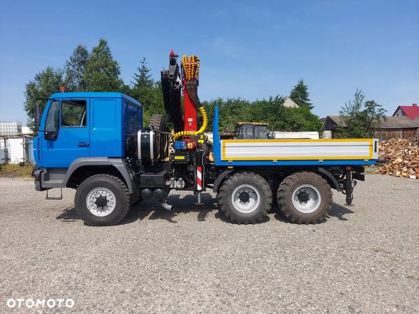 Star 266 MAN 6X6 HDS ŻURAW HMF 2220 K4 ENERGETYKA HIAB PALFINGER - 3