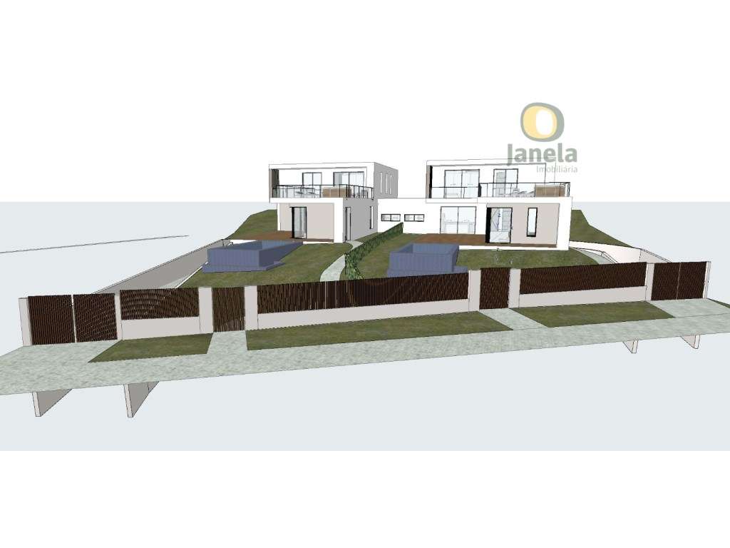 Terreno com viabilidade para 2 moradias individuais, com vista mar - Grande imagem: 2/32