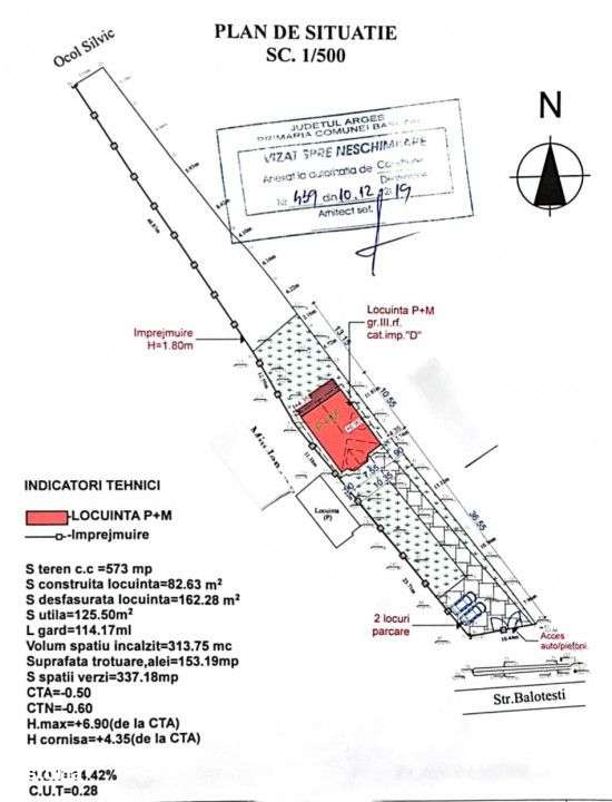 Teren Balotesti, suprafata = 908 mp - Imagine principală: 2/5
