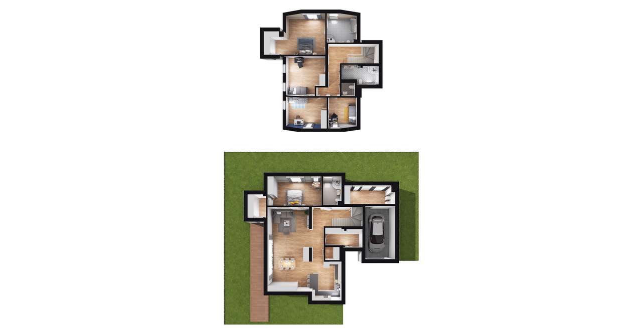 6-pokojowy dom 211m2 + ogródek Bez Prowizji - Pełny obrazek: 2/8
