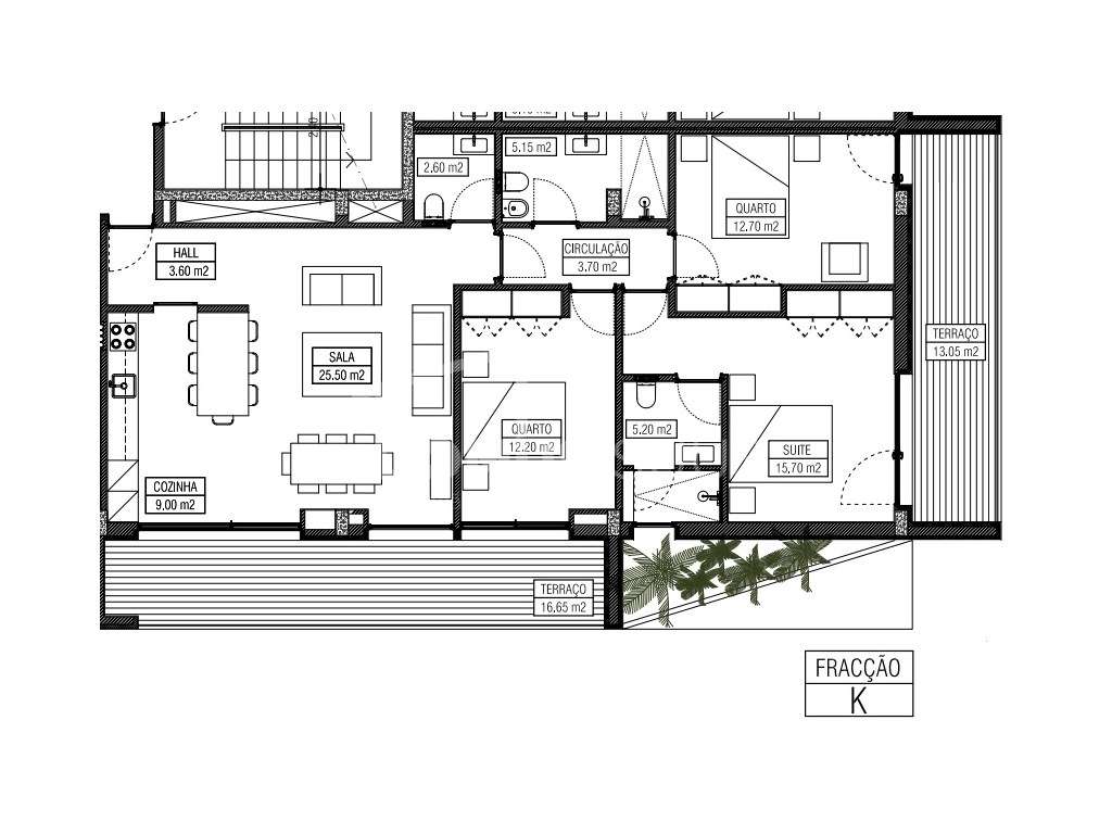 Apartamento T3 novo inserido em condomínio fechado com piscina-10