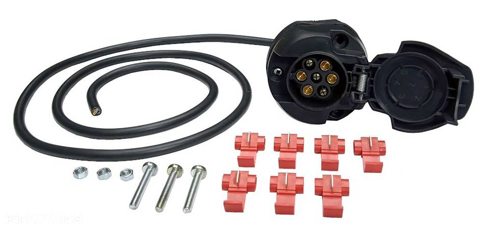 HAK HOLOWNICZY + WIĄZKA 7PIN13 AUDI Q3 I1 8U 2011do18 VW VOLKSWAGEN TIGUAN 5N 2007 do 2015 - 15