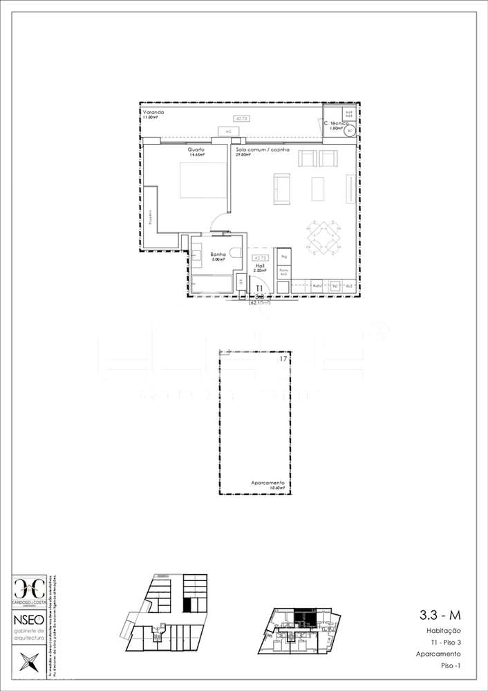 T1 Condomínio Fechado Construção Valadares-13