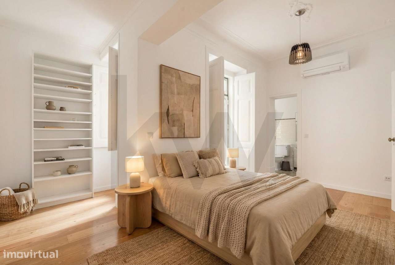 Apartamento T3 com Terraço em Campo de Ourique - Grande imagem: 4/16